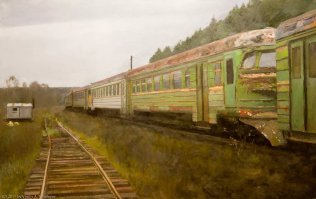 Железнодорожная ностальгия: поезда и рельсы, какими их увидели живописцы прошлого