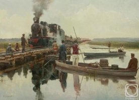 Железнодорожная ностальгия: поезда и рельсы, какими их увидели живописцы прошлого