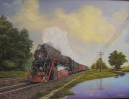 Железнодорожная ностальгия: поезда и рельсы, какими их увидели живописцы прошлого
