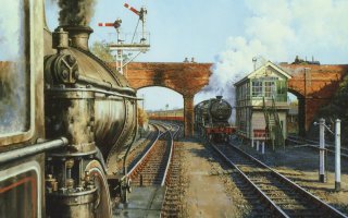 Железнодорожная ностальгия: поезда и рельсы, какими их увидели живописцы прошлого