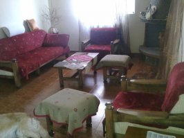 Ее почти не видно, она так и стоит в камине. Нет, сейчас ее уже вытащили, поставили на столик, но фоток нет.