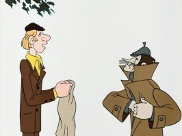 А ведь у Печкина весьма темное прошлое! 
Помните такой мультик? "Приключения Васи Куролесова" называется, рекомендую к просмотру, не то что эта лабуда.