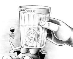 Нет некрасивых женщин,
Добавь поллитра водки,
И вот уж со страшилищ
Сдираются колготки,
О, водка, ты волшебник,
Ты фея красоты, 
С тобою так чудесно
Сбываются мечты!
Жаль только отрезвленье
Бывает, вмиг убьёт, -
Но с водкой наслажденье
Жертв новых уже ждёт!