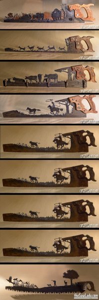 А мне почему-то вот это напомнило мишени в старом советском тире из моего детства