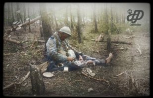 Раритетные цветные фотографии времен Первой мировой