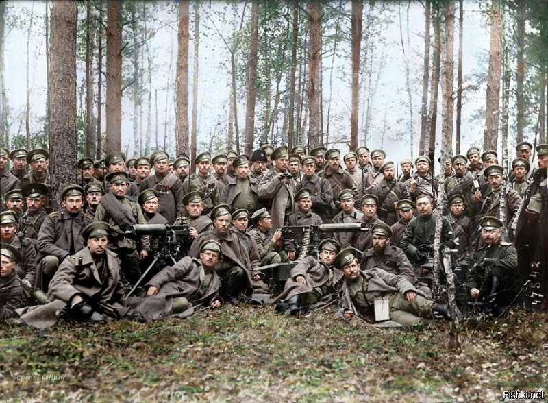 Раритетные цветные фотографии времен Первой мировой