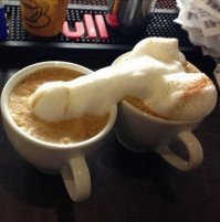 Кому тут кофе с пенкой?