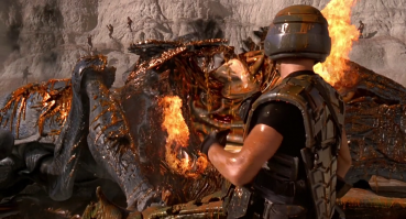 Забыли еще про Звездный десант, где пролетевшая полгалактики со световой скоростью военная эскадра сбрасывает на вражескую планету пехоту, которая расстреливает (причем долго, нудно и упорно) вражеских жуков из ПУЛЕВОГО оружия. )))