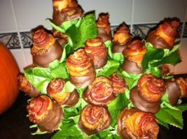 Бекон в шоколаде.