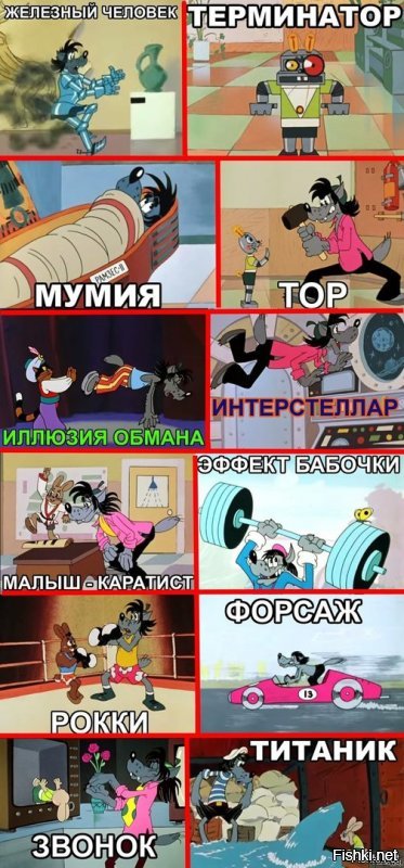 Красноярский художник превратил персонажей советских мультфильмов в героев боевиков