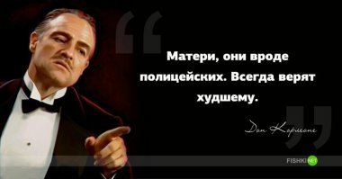 Это фраза Майка Корлеоне, а не Вито.