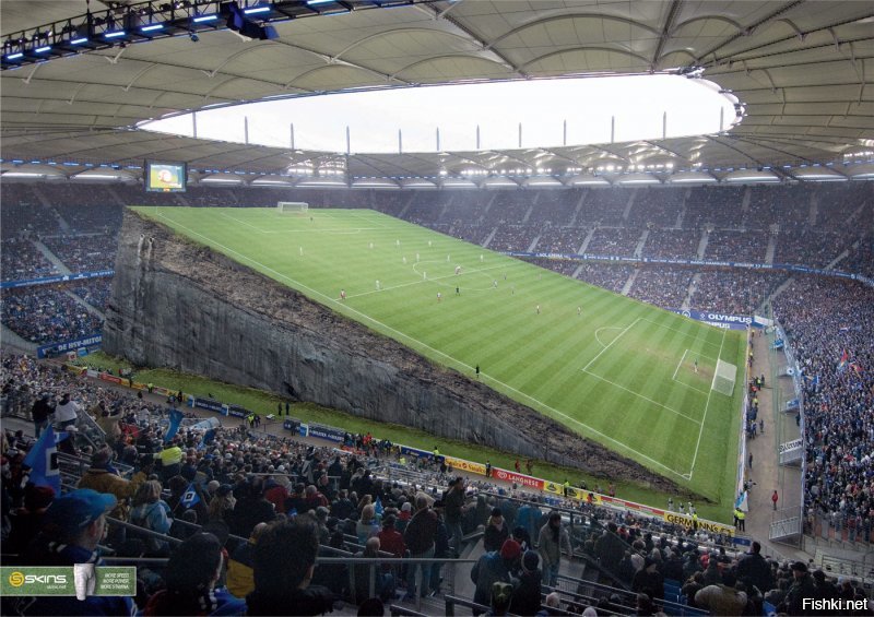Все стадионы примерно такой формы. Наверное фанаты хотели треугольный и потому дизайн их смутил?