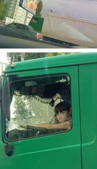 Фото из соседнего поста... не 100 км/ч, но и не легковушка