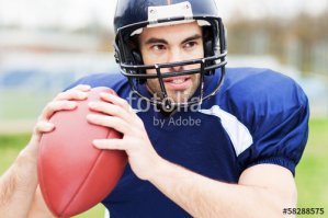 Для американского футбола не тот мяч.