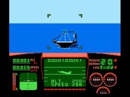 По мне так самая сложная игра была Top Gun. Лишь единицы могли посадить самолет на палубу авианосца.