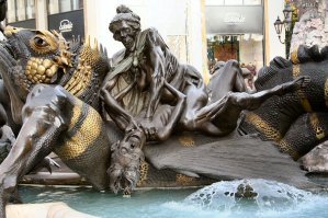 Нюрнберг фонтан "Ehekarusell" - "карусель супружества"