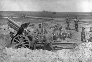 Русская артиллерия в первой мировой.