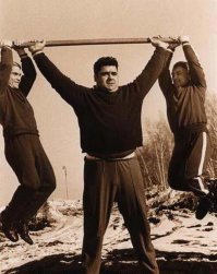 Тренировка Василия Алексеева.