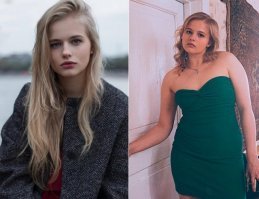 Александра Бортич в фильме "Я худею".