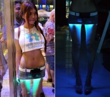 Киберпанк наступил: девушка-инженер заставила свои импланты в груди светиться