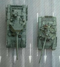 Что-то по габаритам Т-14 вы перемудрили.
По длине корпуса: для Т-72 и Т-90 указываете габариты корпуса без учёта пушки, а для Т-14 с пушкой.
Длина корпуса Т-14 без пушки - 8879.
Так что "...Длинна на _4_ метра больше существовавших ранее танков..." неверно, всего на 2 метра.