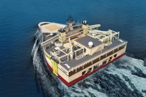 Корабль сейсморазведки Ramform Titan компании Petroleum Geo-Services (PGS).