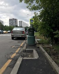 И бордюр и паребрик в на одном квадратном метре.