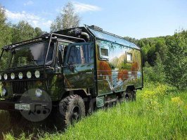 Внедорожный автодом на базе ГАЗ-66