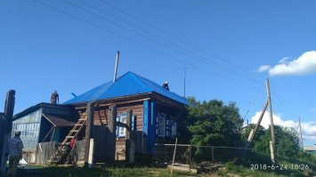 Фото - Супер !! На последней я даже услышал звук мотоцикла )) Ну и от себя . Нынче бабушке обновили крышу ))