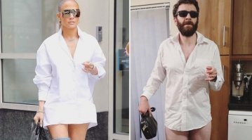 Ирландец копирует Ди Каприо и Лопез так, что от него уходит жена