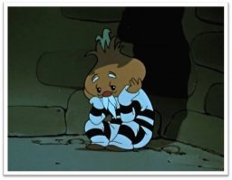 И загрустил старик  Чиполлоне , глядя на то , во что превратился его сын .