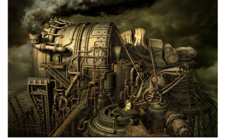Зашёл посмотреть steampunk. 
Ну, и где он??.. 
Какие-то убогие (бедные) голодные 30-е прошлого века.
Где steam (паровой, парогенерирующий), где punk? 
На парочке фоток трубы и ещё на парочке - шестерёнки. Всё, steampunk?.. 

Название поста не соответствует контенту.