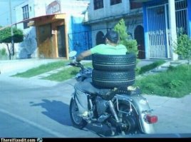 На дороге чего только не увидишь!