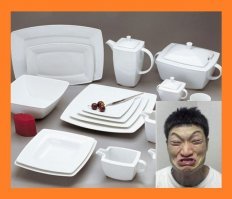 "По словам создателей гаджета, он способен удерживать и до блеска начищать чашки и тарелки любых размеров и ФОРМ"

А такую посуду как эта штука будет мыть???