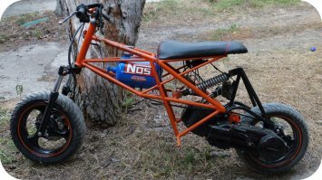 Кастом-мопед Redline X Honda CT90 стиле велосипеда BMX