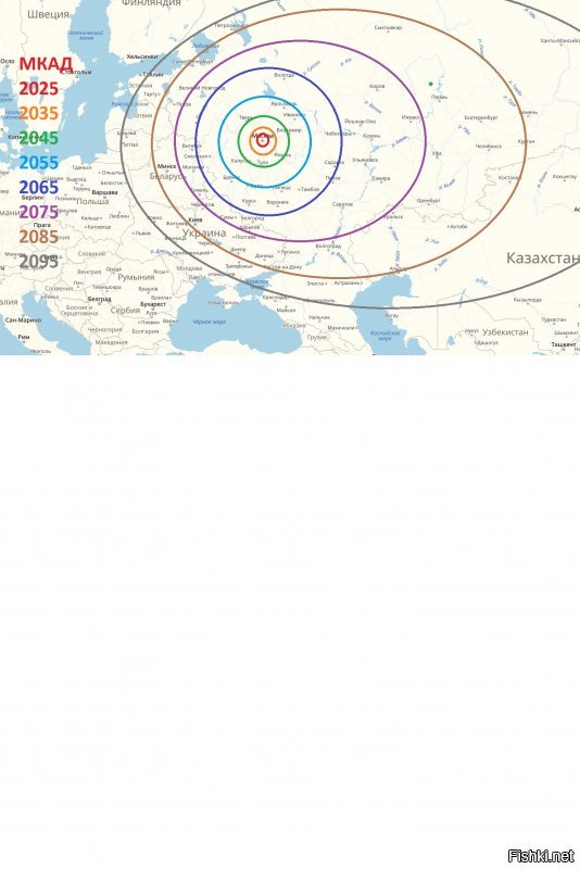 Собирание земель вокруг Москвы 800 лет назад