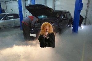 Ужасающие фотографии из автосервисов