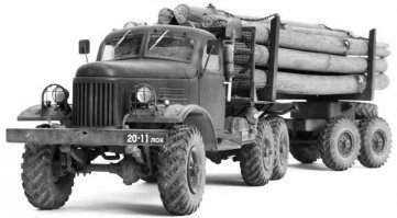 Зил 157 лесовоз