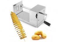 Давным-давно купил на Али машинку для нарезания картошки спиралью и делаю детям такие же чипсы сам. Всяко полезнее магазинных, да и вкуснее намного!