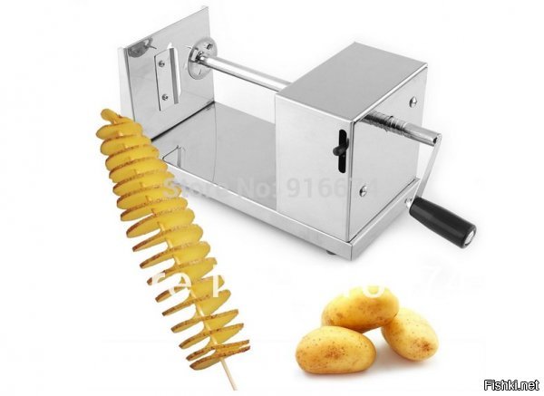 Давным-давно купил на Али машинку для нарезания картошки спиралью и делаю детям такие же чипсы сам. Всяко полезнее магазинных, да и вкуснее намного!