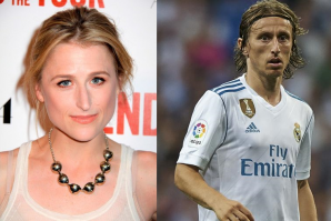 У неё типаж,  как у Хорватского футболиста Луки Модрича.

прекрасная была бы пара.