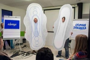 А чтобы творилось, если бы спонсор производил прокладки для критических дней...сплошной гламур. Так, что майонез это просто праздник какой то.