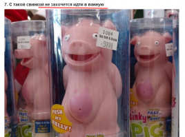 Я только уточнить... 

Автор, а зачем ты собирался идти в ванну с этой свиньёй? Что за извращенный фетиш? )))