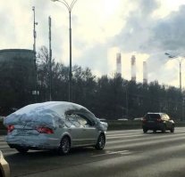 Просто если полностью откапывать, может хозяин машины успеть из дома выйти...