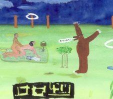 Львы выбрали не лучшее время для плотских утех