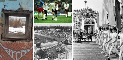 Республиканский стадион в Кишиневе. Когда то центральное спортивное сооружение Молдавии теперь разрушили и готовят территорию для посольства США.