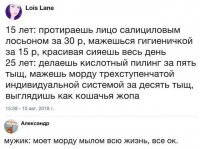 Ну, тут что-то совсем запущеный случай! В 15 там "выглядеть" просто нечему - тупые глазёнки оленя, никакая причёска, "макияж циркулем" и хлюпальник в б*л*ядояркой помаде. Единственный позитив - у редких особей нет мерзотных прыщей и персиковая кожа. Слово "фигура" там  не применимо вообще - так, пара оттопыренностей.

В 25 и до 30 ты просто светишься как богиня всего женского: фигурка, кожа, личико - всё по первому разряду. Красивый разрез глаз, умеренная тушь и уверенный взгляд львицы. Женственная одежда, плавная походка на каблуках любого размера. Жесты - богини, смех - заливистый, интересы - широкие и можно поговорить без тупых пауз.

Вот после 35 - там да... как телега под горку - чем дальше, тем страшнее. Таких даже на сайтах знакомств надо банить - ну просто тошнит! Век кончился - не опошляй наше романтическое чувство ко всем женщинам - исчезни красиво, как Монро! Одень то, в чём не стыдно попасть в больницу. Не привлекай внимания больше, чем можешь дать как женщина. Твой пошлый, ушлый, циничный взгляд на мужиков нам уже не интересен. Мы годами можем хранить романтику в сердце. Женщина её теряет едва достигнув 30. Что-то на этой планете пошло не так...