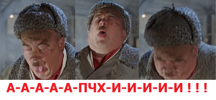 если долго не получается чихнуть, и только конвульсивные вдох и выдох с сипеним, а потом вдруг громогласный, богатырский чих! Если это не оргазм, то что это?