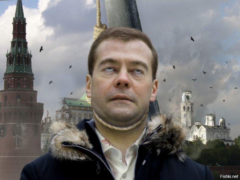 Нужно на один день отменить мораторий на смертную казнь и быстренько вздернуть Диму Медведева!