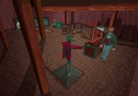 Капец я вспомнил этот момент. я когда то играл в это. помню там еще звук был типа -"ууу" в этот момент.